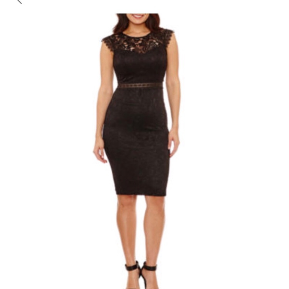 Bisou Bisou Sleeveless Floral Sheath Dress